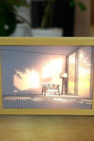 LED NightPainting Decoration Picture Frame Light (1 Pc / 20×15 CM)