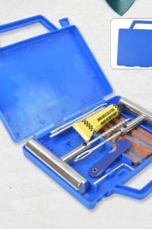 Portable Tire Repair Kit Tyre Repairing Tool Set with Box (13 Pcs Set)