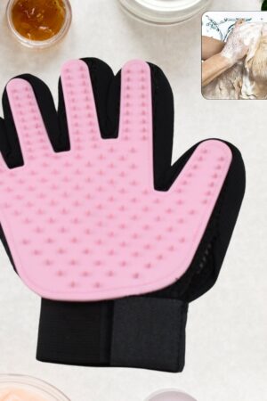 Pink  Gloves, Gloves Bathing Tool (1 Pc)