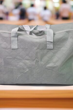 Multi-Purpose Large Capacity Bag with Zip Closure (55×35 CM / 1 Pc)
