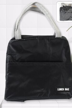 Lunch Box Bag for Women Men Insulated Lunch Bag With Zipper (1 Pc / Mix Color)