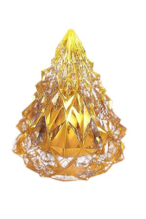 Iceberg / Pyramid Candlelight Tea Light (1 Pc)