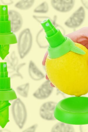 Creative Lemon Sprayer Fruit Juice Citrus Lime Juicer (3 Pcs Set)