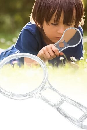 Handheld Plastic Magnifying Glasses (1 Pc / 55 MM)