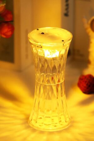 Crystal Lamp, Universal Night Light, Soft Lighting (1 Pc)