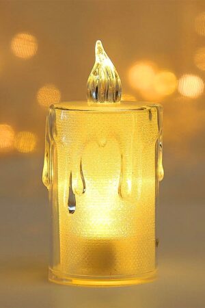Simple Candles for Home Decoration, Crystal Candle Lights