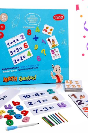 Math Genius for Kids - Educational Math Card (1 Set)