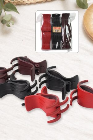 Big Hair Clips for Girls Kids Hair Accessories (6 Pcs Set / Multi Color)