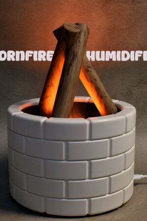 Bonfire Shaped Diffuser Essential Oil Diffuser Multi Function Flame Oil Diffuser (1 Pc)