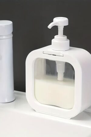 Snap sink Dispenser Plastic Clear Empty Pump Lotion Bottles (1 Set)