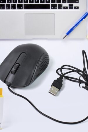 Computer / Laptop Wired Optical Mouse, M-022 (1 Pc)