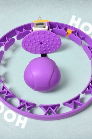 Smart Fitness Hula Hoops with Ball and Intelligent Counter (1 Pc / With Brown Box)