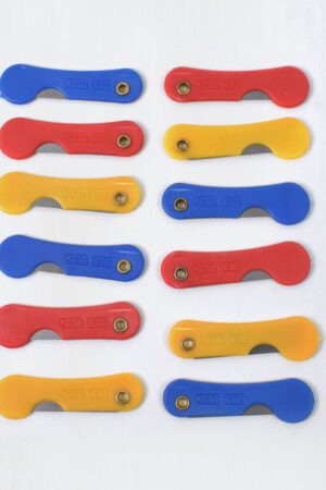 Multicolour Mini Paper Cutter Knife Pencil Knife (Pack of 12)