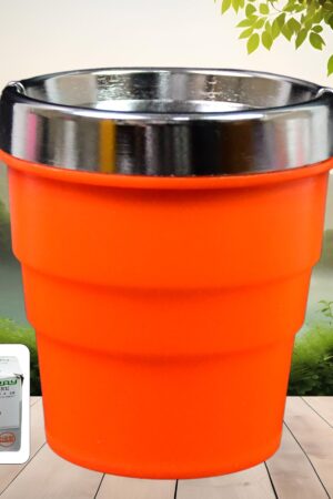 Plastic Car Ashtray Holder Cup with Lid (1 Pc)