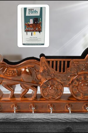 Plastic Rath Design Plastic 6 Hook Key Holder (1 Pc)