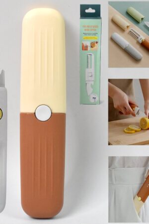 2 in 1  Knife, Multifunctional peeler fruit knife (1 Pc)