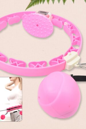 Smart Fitness Hula Hoops with Ball and Intelligent Counter (1 Pc / Loose)