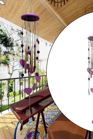 Smiley and Hearts Love Wind Chime (1 Pc)