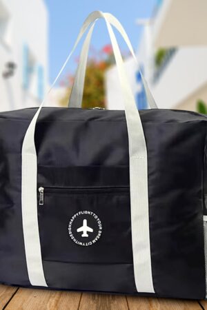 Travel Bag Foldable Luggage Large Zipper Bag (1 Pc)