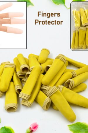 Finger Caps, Silicone Finger Protectors Sleeves (Finger Cots / 145 Pcs Set Approx)