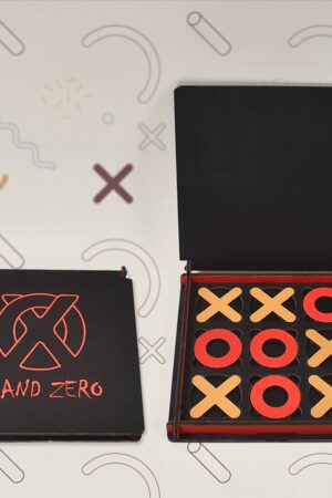X & Zero Wooden Board Game (1 Set)