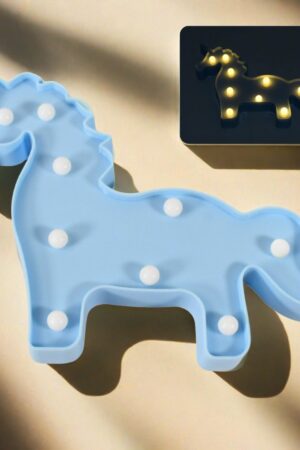 3D LED Night Light Table Lamp for Party Birthday Wedding Atmosphere, Battery Operated Decorative Light Nursery Lamp for Bedroom and Wall Decoration For Children Bedroom Wall, Light (1 Pc / Battery Not Included)