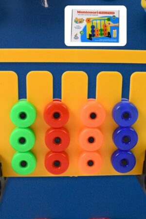 Montessori Slide Puzzles Toys for Kids (36 Challenges / 1 Set)