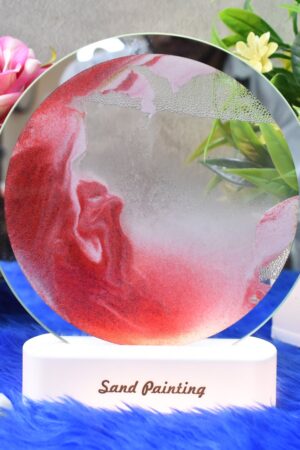 3D Liquid motion Display With LED Light (1 Pc)