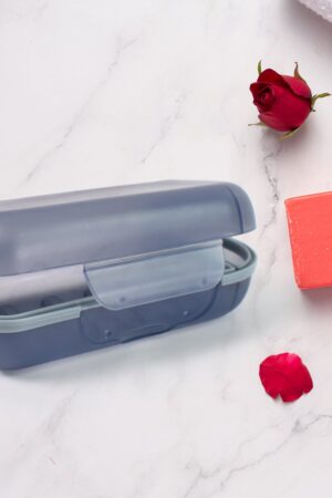 Travel Soap Container, Soap Travel Case with Lid (1 Pc)