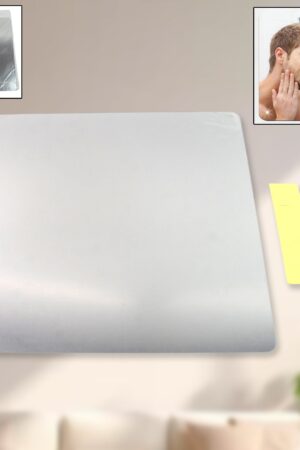 Plastic Square 3D Mirror Wall Stickers (1 Pc / 30x30 Cm)