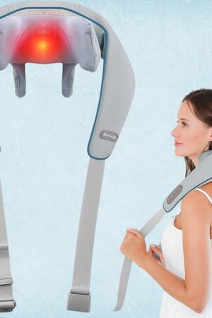 Neck & Shoulder Massagers with Heat, Electric Rechargeable (1 Pc)