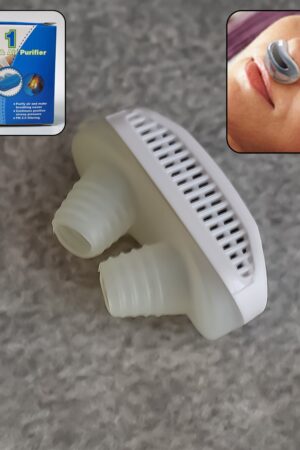 2 in 1 Anti Snoring and Air Purifier Nose Clip Anti Snoring Device (1 Pc / With Plastic Case)