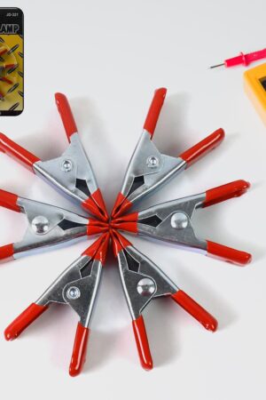 2 Inch Heavy Duty Spring Metal Spring Clamps (6 Pcs Set)
