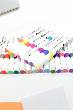 Fancy Art Markers, 24 Colours Double-ended Art (24 Pcs Set)