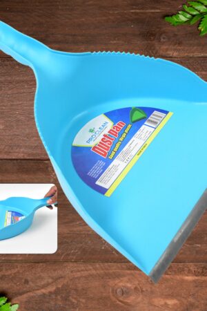 Heavy Plastic Dustpan with Handle (1 Pc)