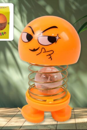 Cartoon Face, Spring Doll Dance Toy (1 Pc / With Color Box)