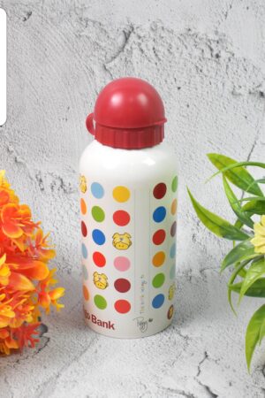 Aluminium, Metal Sports Water Bottle, 1 Pc (Capacity 350 ML Approx)