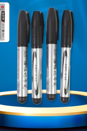 Black Marker used in all kinds of school, college (4 Pcs Set)