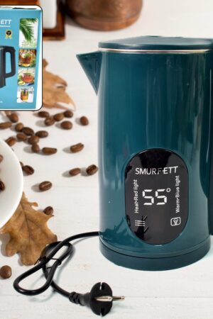 Temperature display electric kettle 55 degrees constant temperature electric kettle  (1500W, 2.5 Ltr. / 1 Pc)