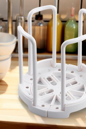 Plastic Bowl Holder Bowl Organizer Drain Rack (1 Pc)