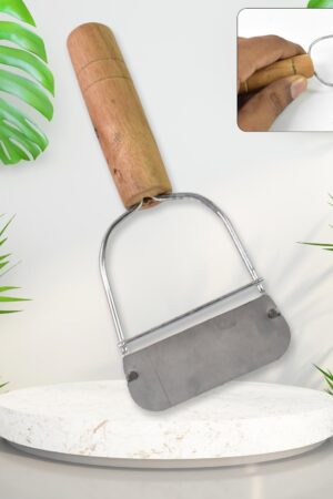Wooden Handle Metal Vegetable Cutter, Peeler, Slicer (1 Pc / B Grade)