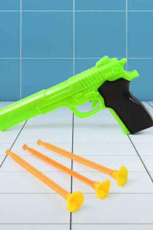 Manual 1 Gun Toys for Kids with 3 Free Soft Suction Dart Bullets / Arrow (1 Set)