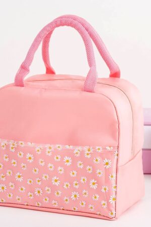 Lunch Box Bag for Women Men Insulated Lunch Bag With Zipper (1 Pc / Mix Color)
