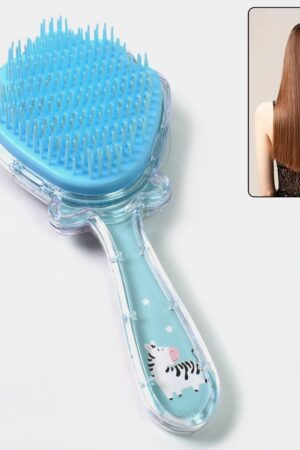 Cartoon Hair Brush Massage Shower Comb Blur Wet Salon (1 Pc )