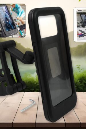 360 Rotation Bike Phone Mount Waterproof Cell Phone Holder (1 Pc)