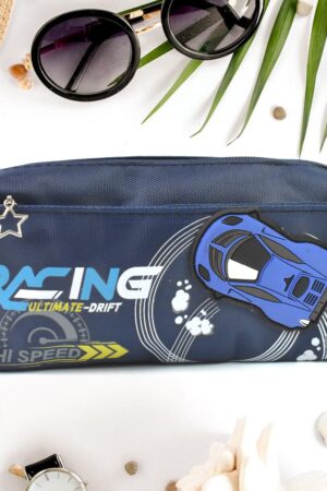 Pencil Pouch With Zipper, Students Pencil Case Large Capacity, Makeup Pouch, Stationery Bag (1 Pc / 2 Compartment)