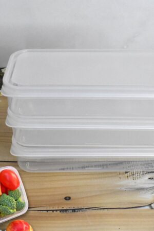 Plastic Square Lunch Box, Kitchen Containers Set (3 Pcs Set)