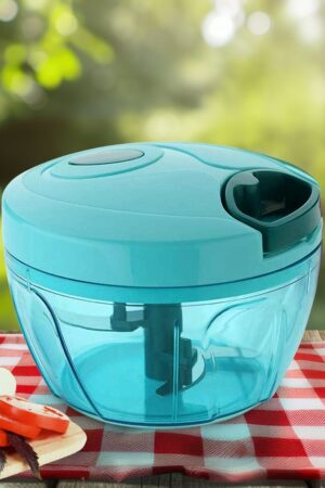 3 Blades Handy Chopper and Slicer Used Widely for chopping and Slicing (450 ML / 1 Pc)