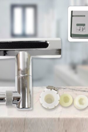 Plastic Multifunctional Universal Shower Head - Adjustable, High Pressure & Water Saving (1 Pc)