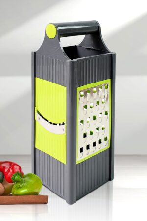 Steel and Plastic 4 in 1 Vegetable & Fruit Slicer Grater / Slicer (1 Pc)